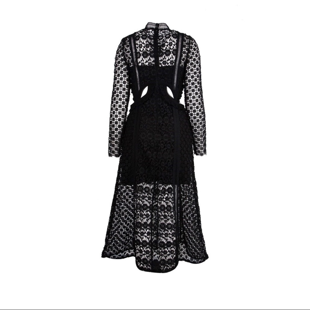 Self Portrait Payne Midi Dress